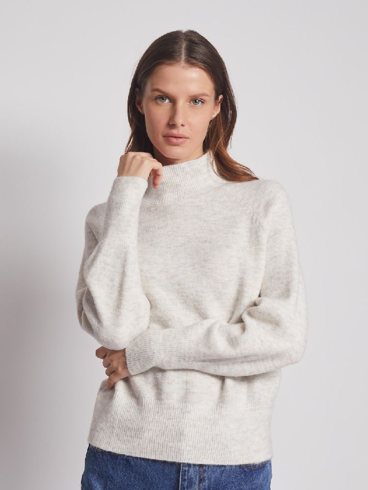 Pull blanc cassé 
