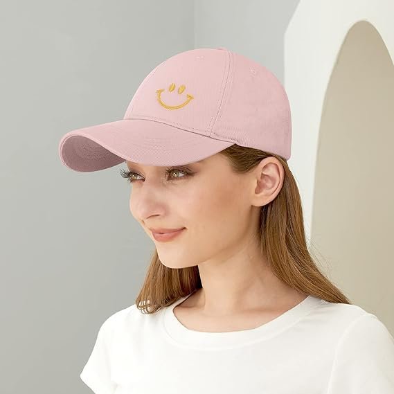 Casquette rose unisexe 