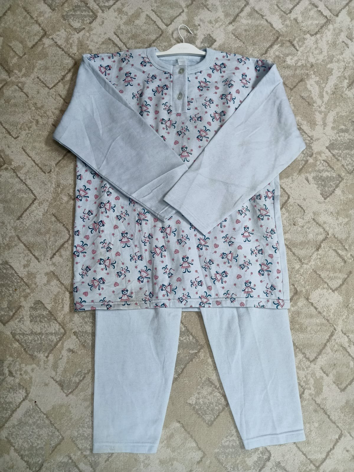 Pyjama dafdoufa bleu ciel