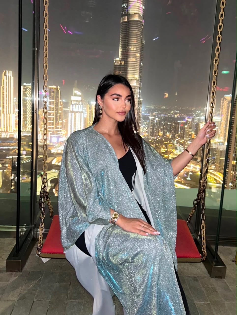 Abaya pailleté importation france 🇫🇷