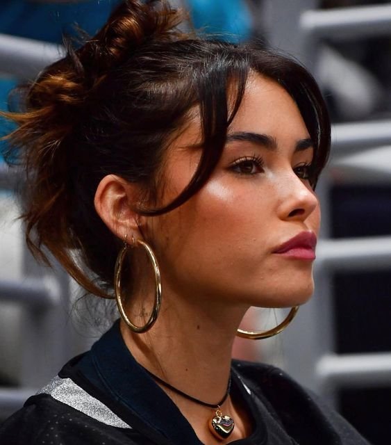 Boucle d'oreille doré 