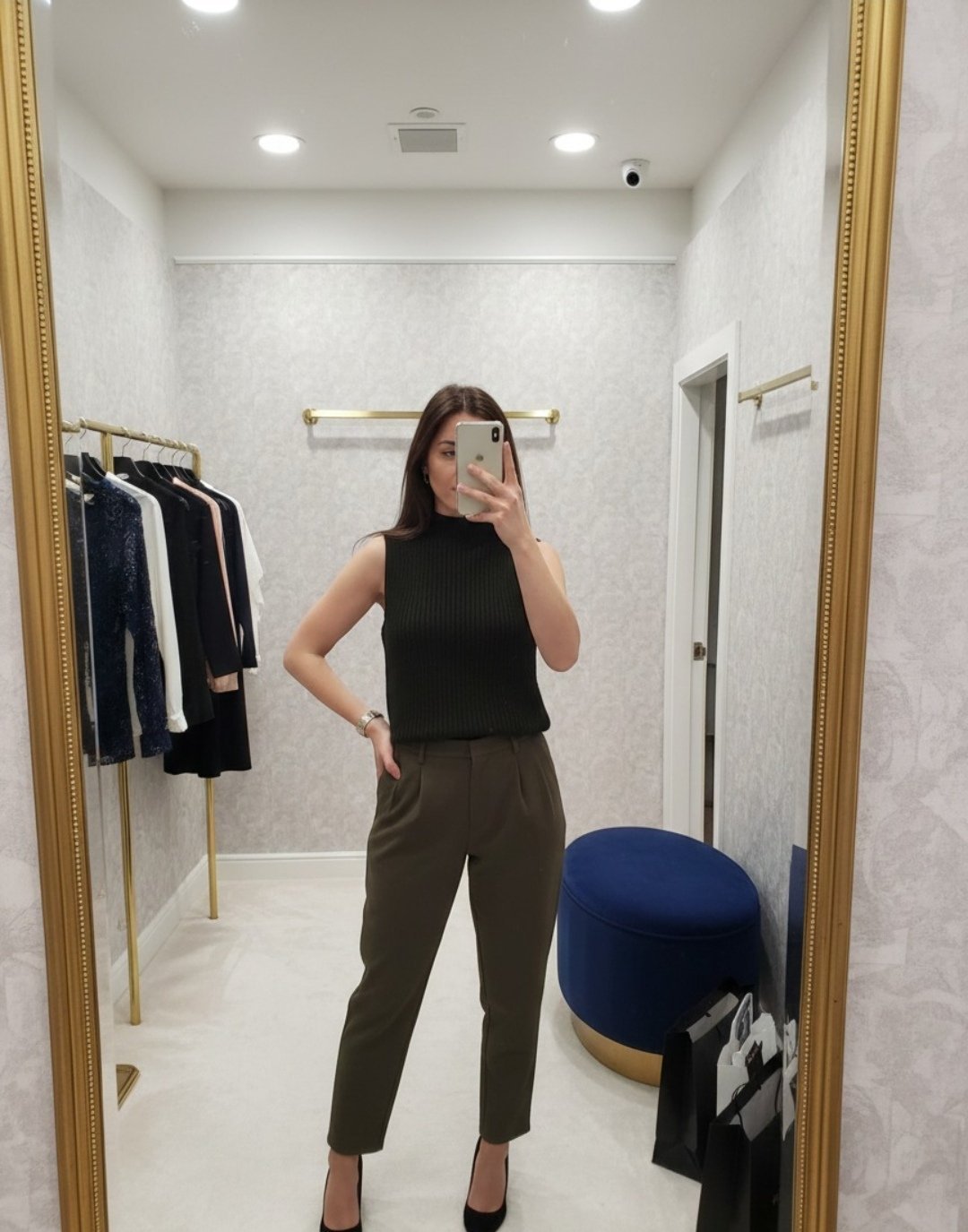 Total outfit vert pull sans moche & pontallon total outfit à bas prix profitez 🔥