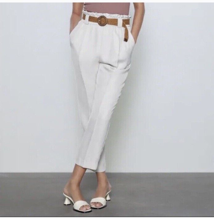 Pantalon fluide taille haute