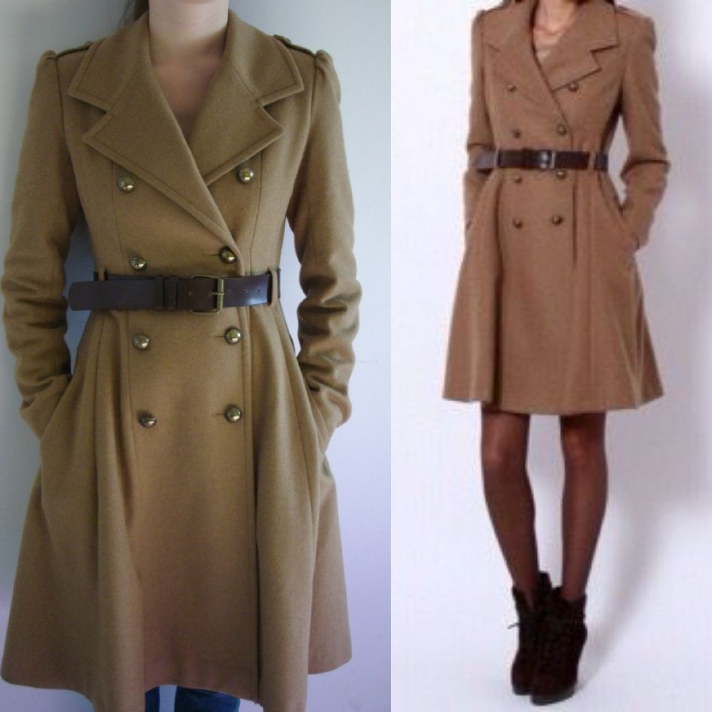 Manteau en laine Nafnaf 