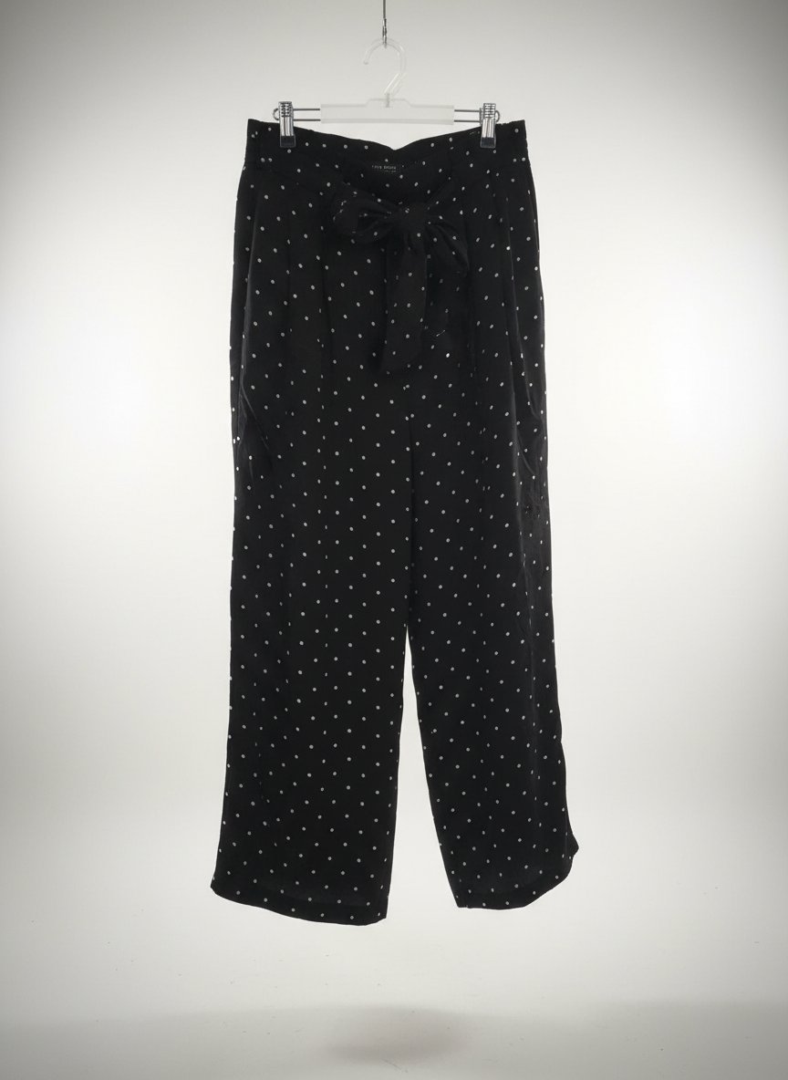 Pantalon large à pois