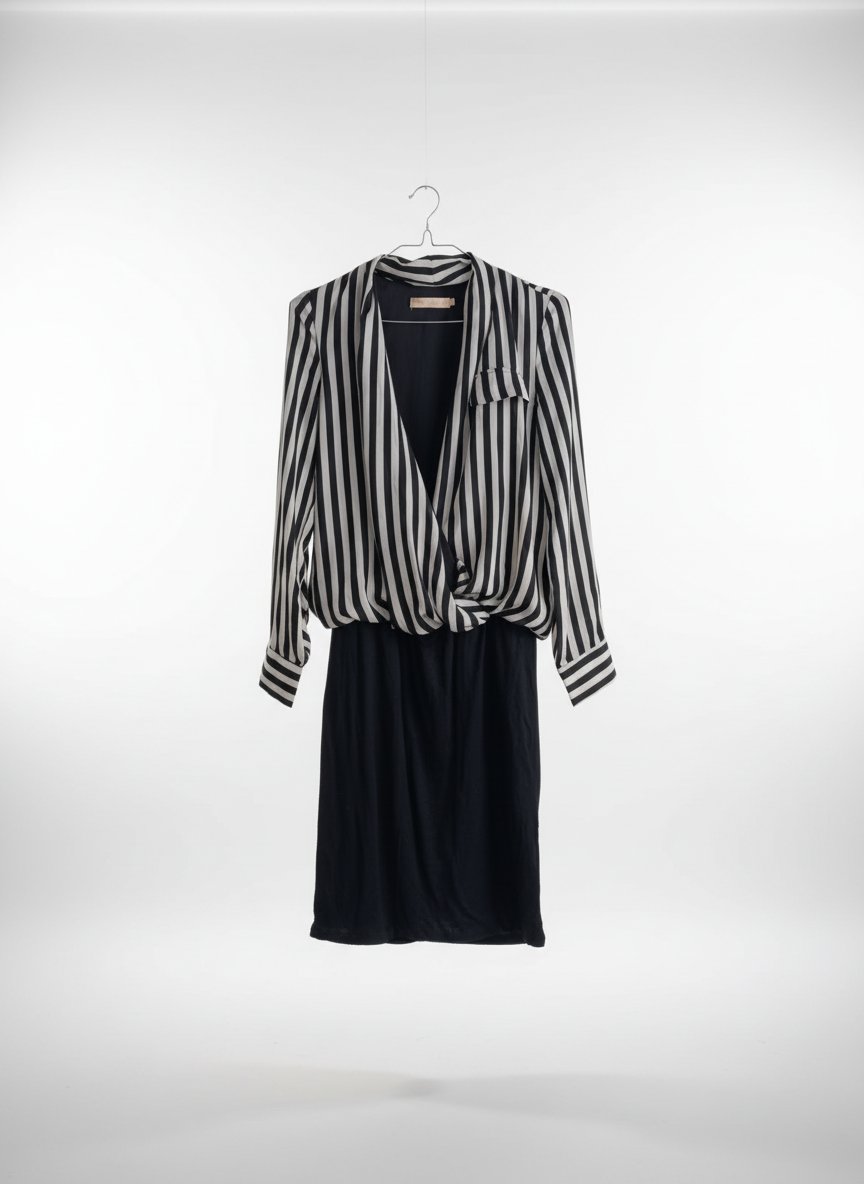 Robe chemise raillé 