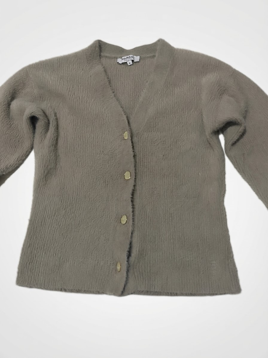 Gilet / Cardigan doudou beige - Morgan de Toi (Taille S)