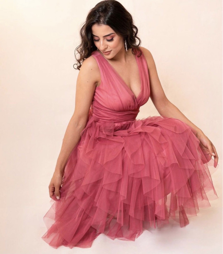robe rose élégante de chez manoukia 