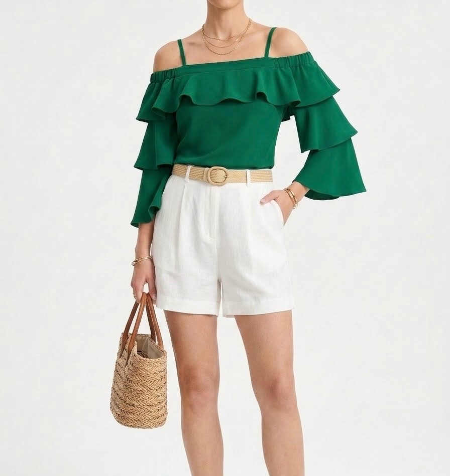 Haut en vert à 20dt seulement !!Profitez😍❤️