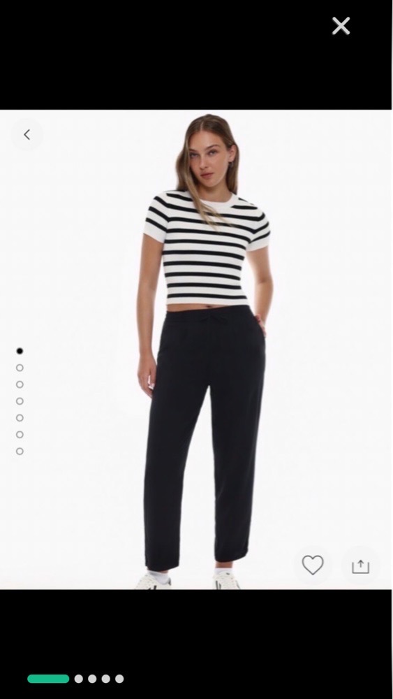 Pantalon  Lefties en  noir pour toujours  porté une seule foie !🖤 pratique pour toujours 😍! à 65dt seulement !!