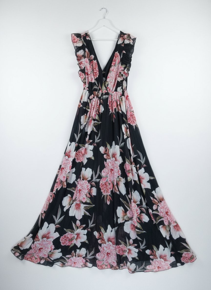 🌸 Robe florale élégante et féminine 🌸