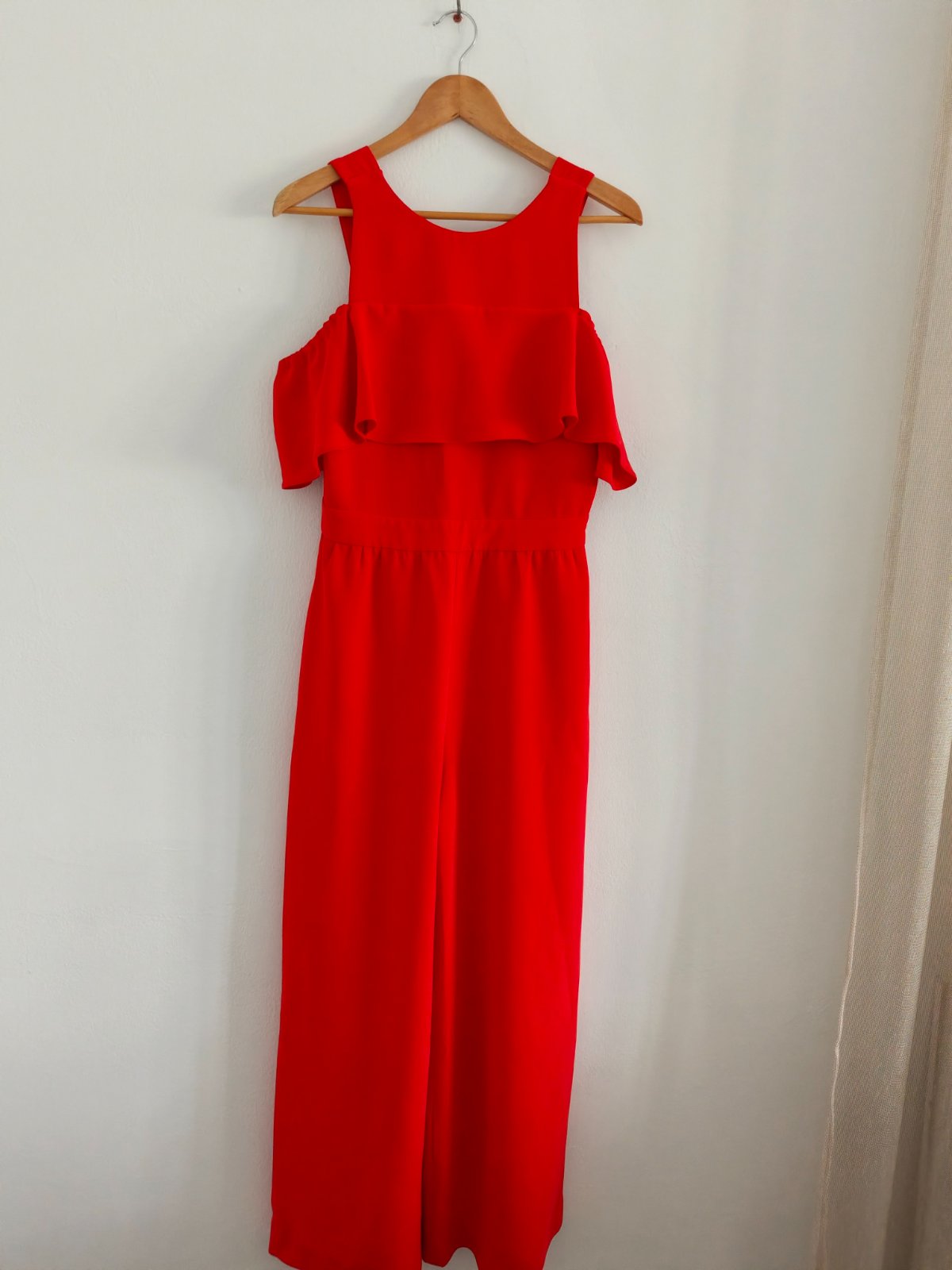Combinaison rouge zara  