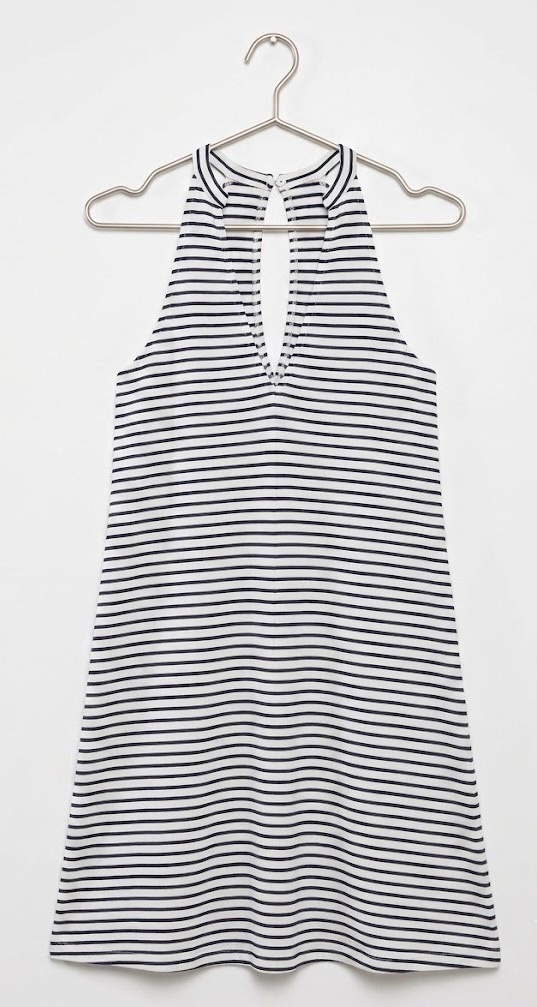 Robe marinière Kiabi dos nu à décolleté plongeant – Taille S (36)