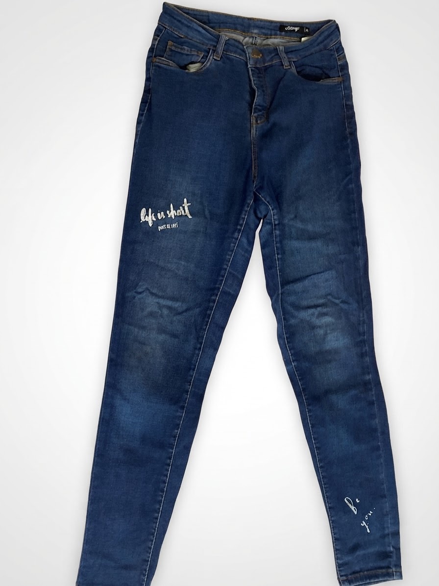 Pantallon jeans cigarette 