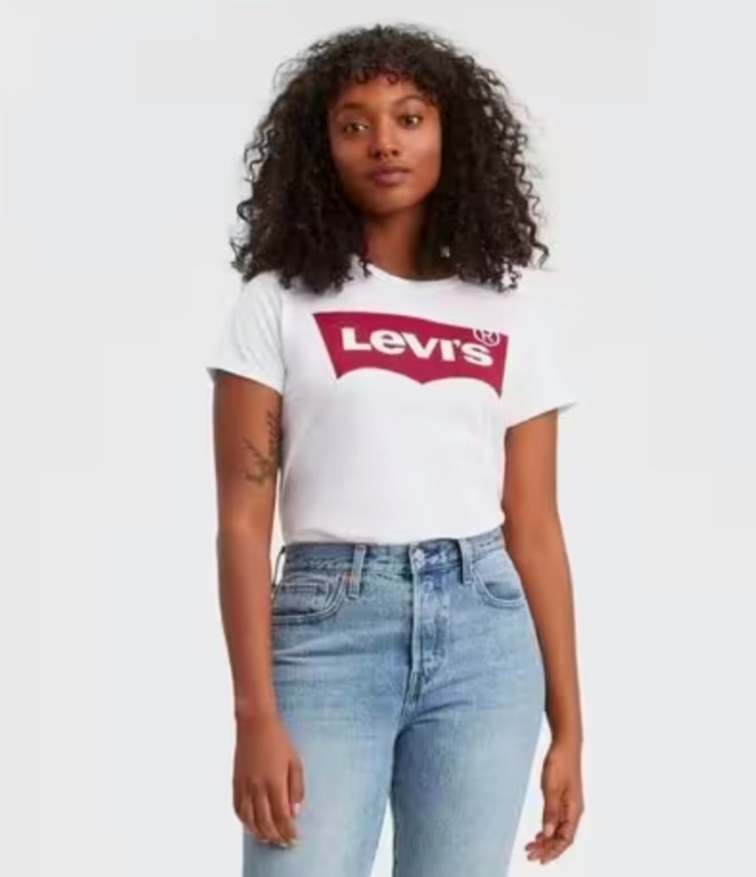 T-shirt imprimé avec logo Levi's 