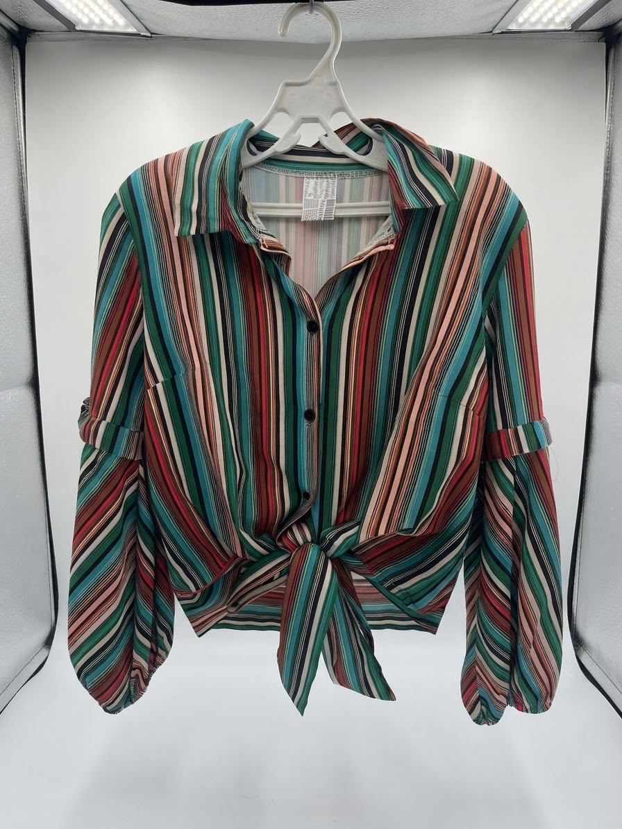 Chemise multicolore