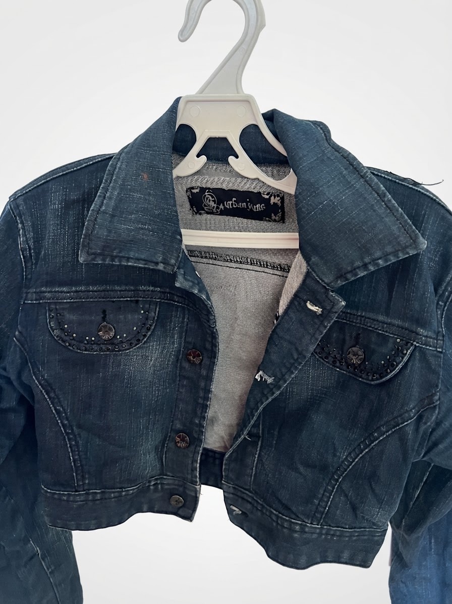 Veste jean top taille L