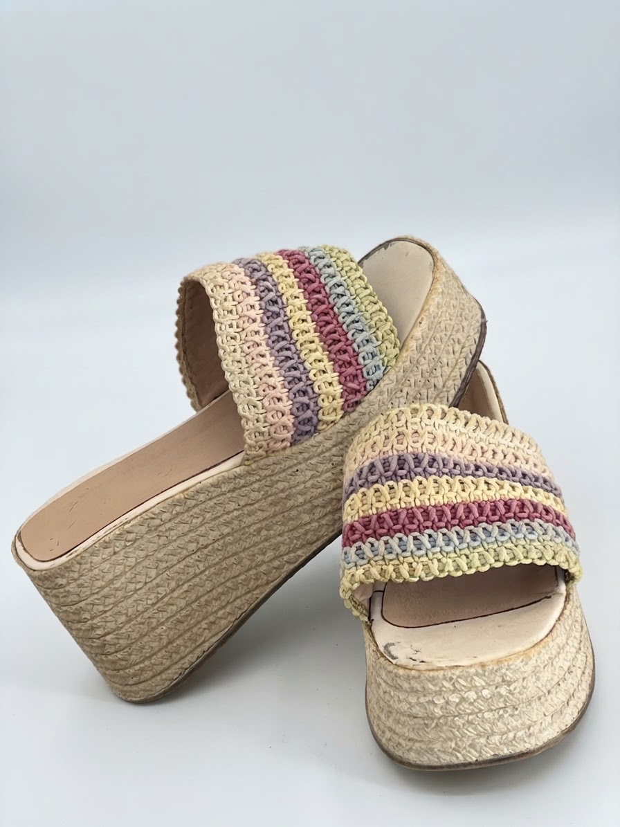 Jolies claquettes talon haute pointure 36
