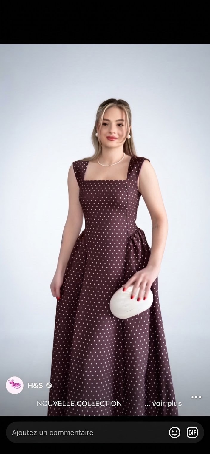 Jolie robe polka dots