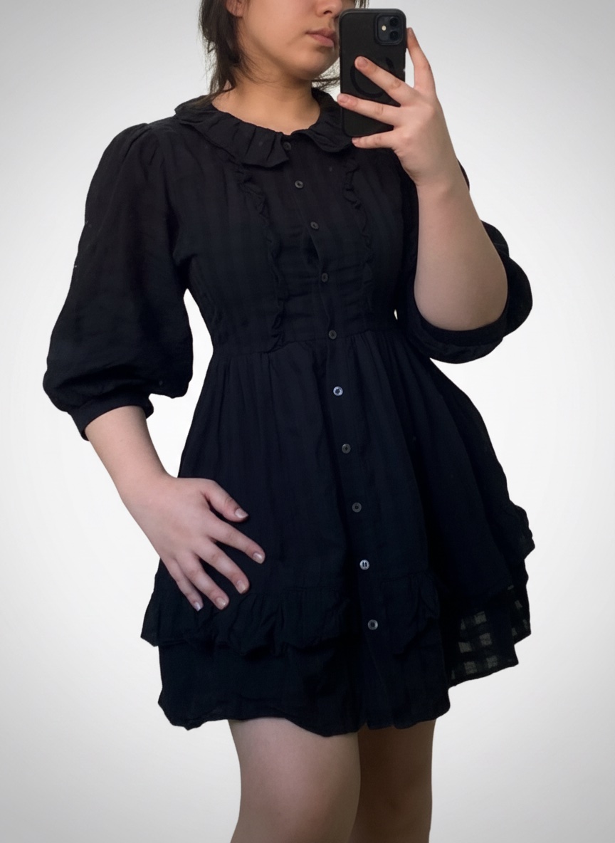 Robe chemise noir 