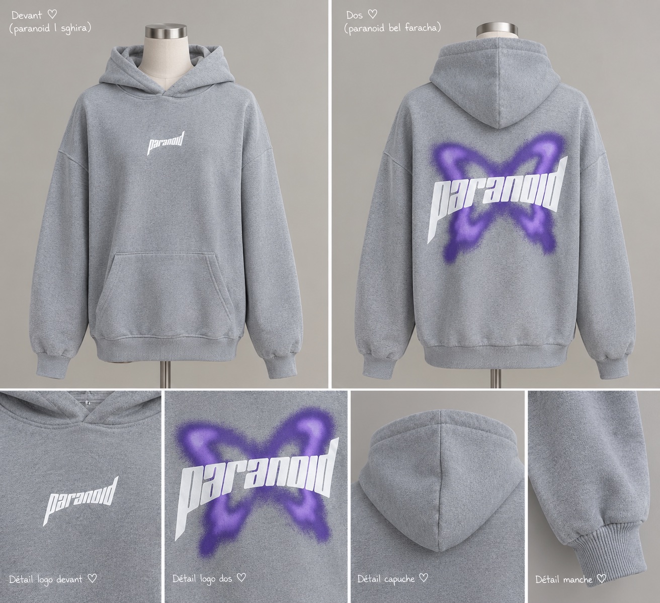 Hoodie unisex 
