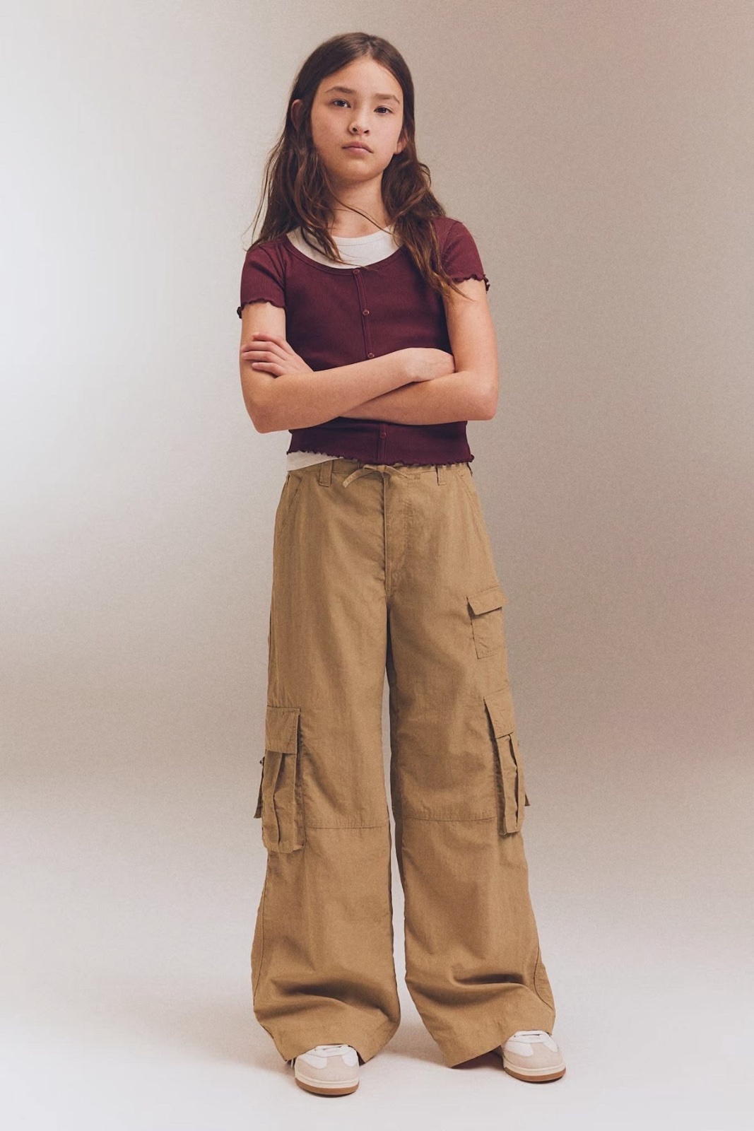 Pantalon parachute fille emfant 