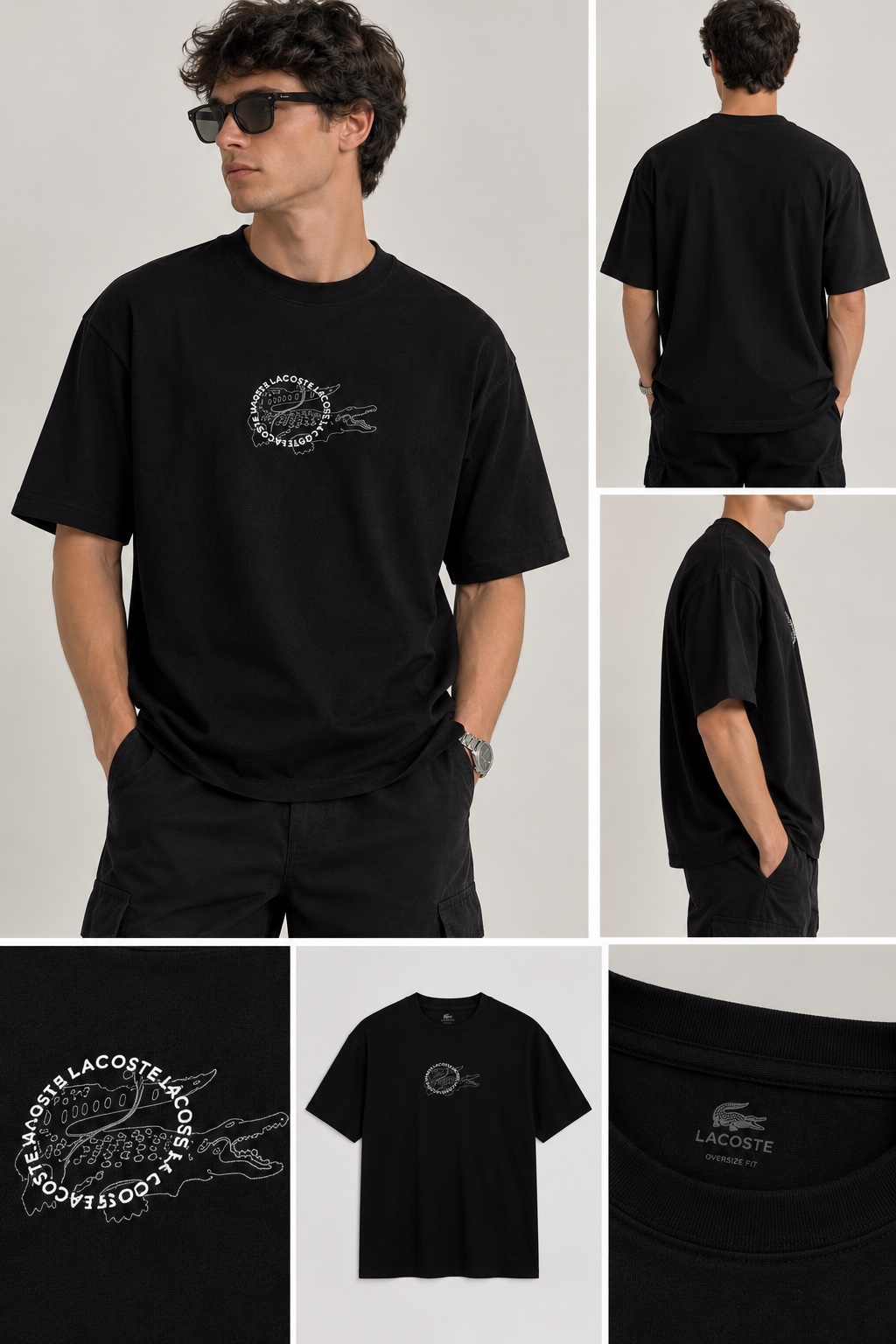 T shirt lacoste pour homme 🖤