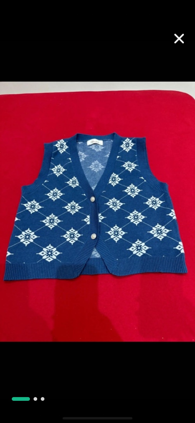 Cardigan sans manches 💙