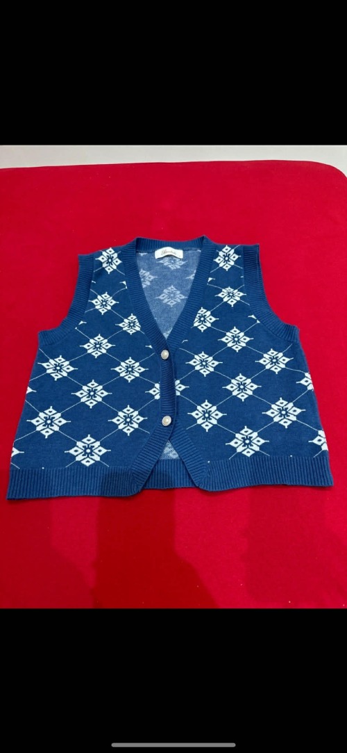 Cardigan sans manches 💙