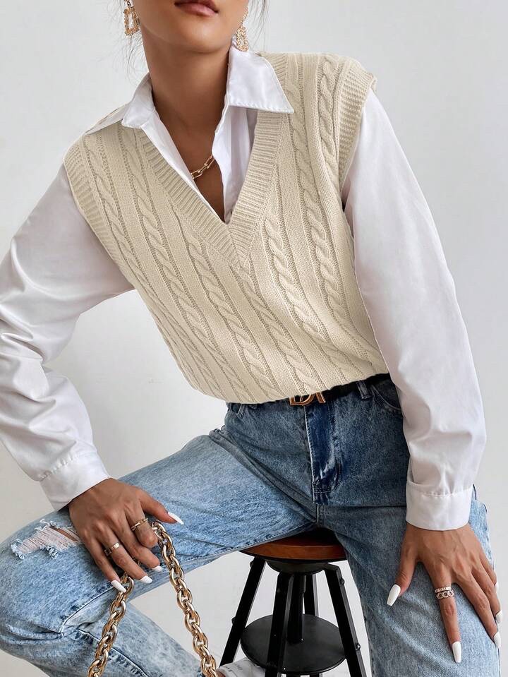 Cardigan sans manches 🤍