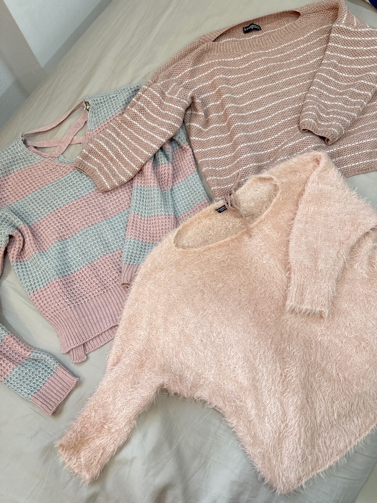 Lot de pulls pour l'hiver 💖💞🌸💕