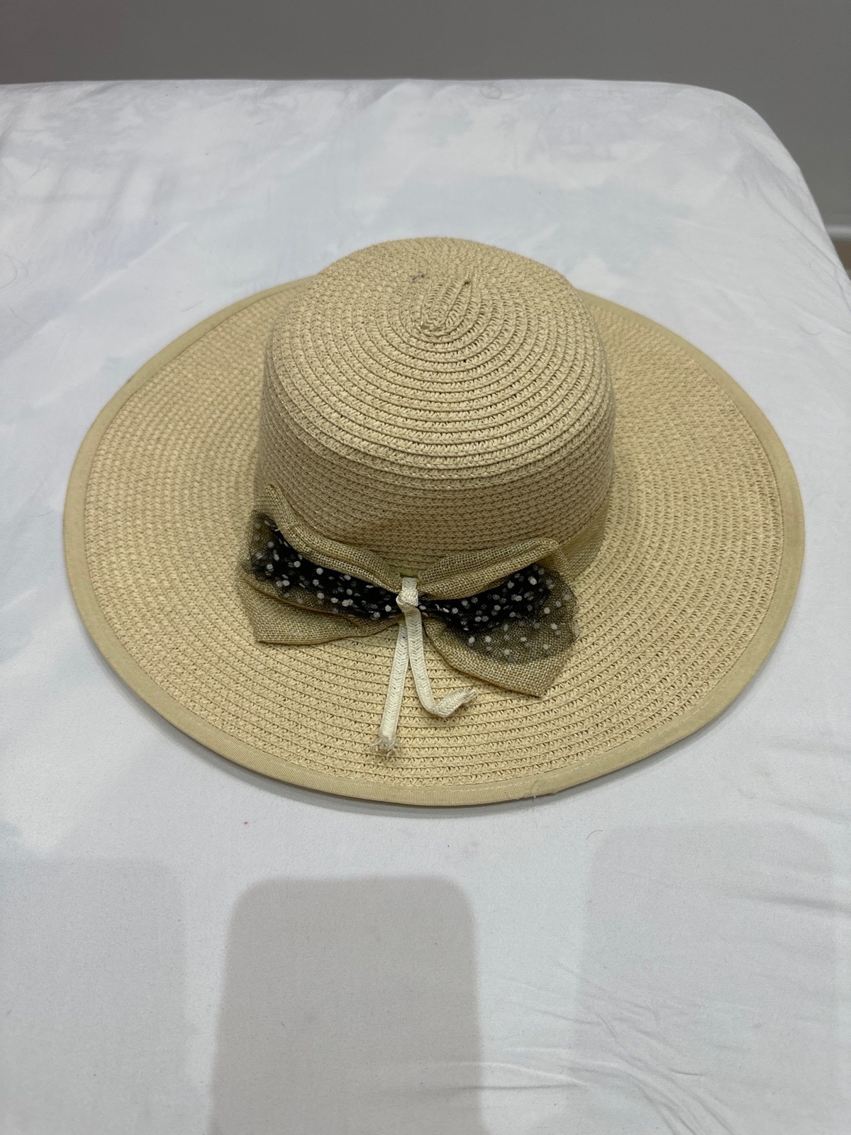 Chapeau en paille de plage 👒