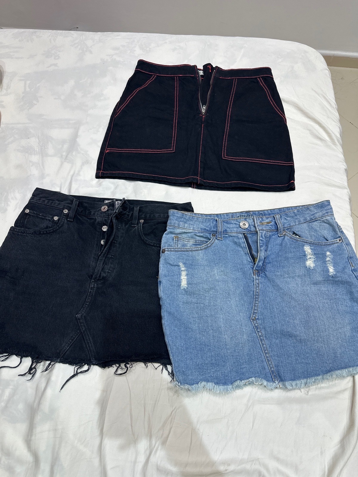 Lots de 3 jupes denim 🖤