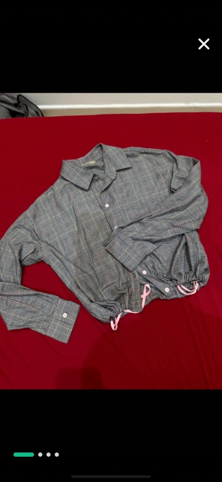 Chemise HA cropped 🩶