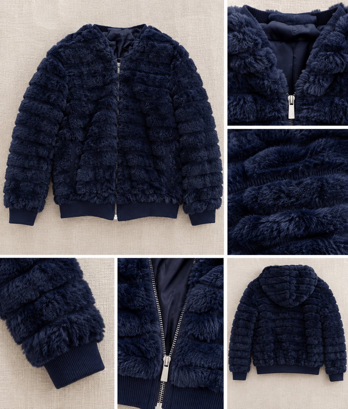 Gilet fausse fourrure pour fille