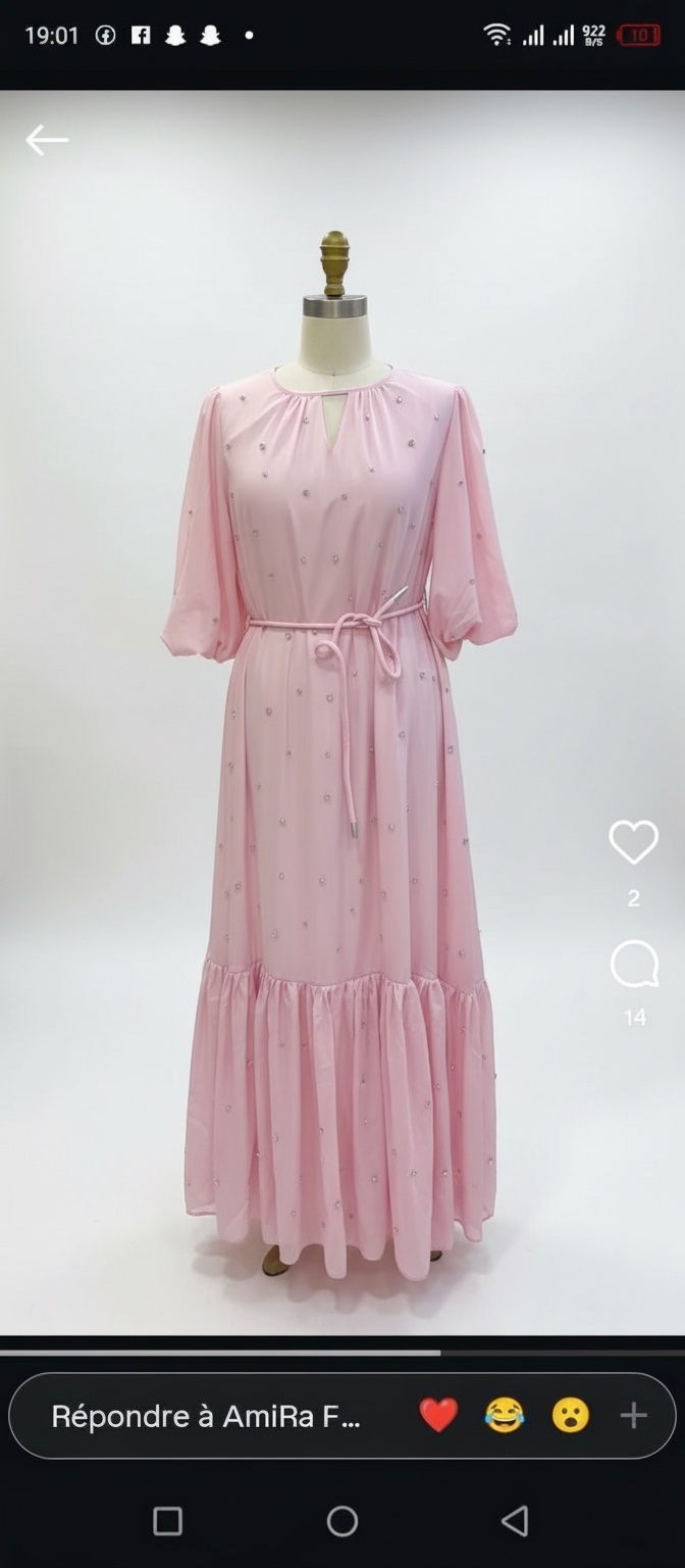 Robe chic temchi soiree wala 3echwiya