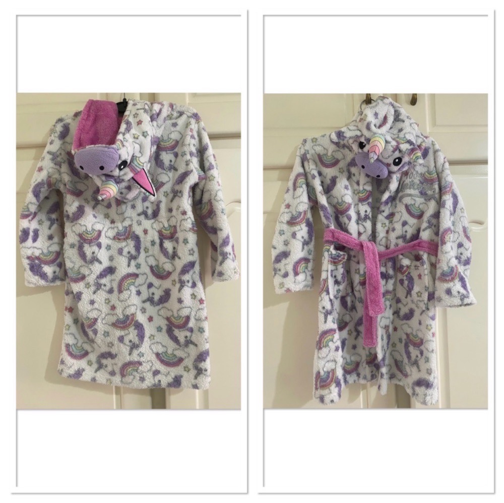 Peignoir robe de chambre Unicorn 🦄 Primark 4-5 ans 