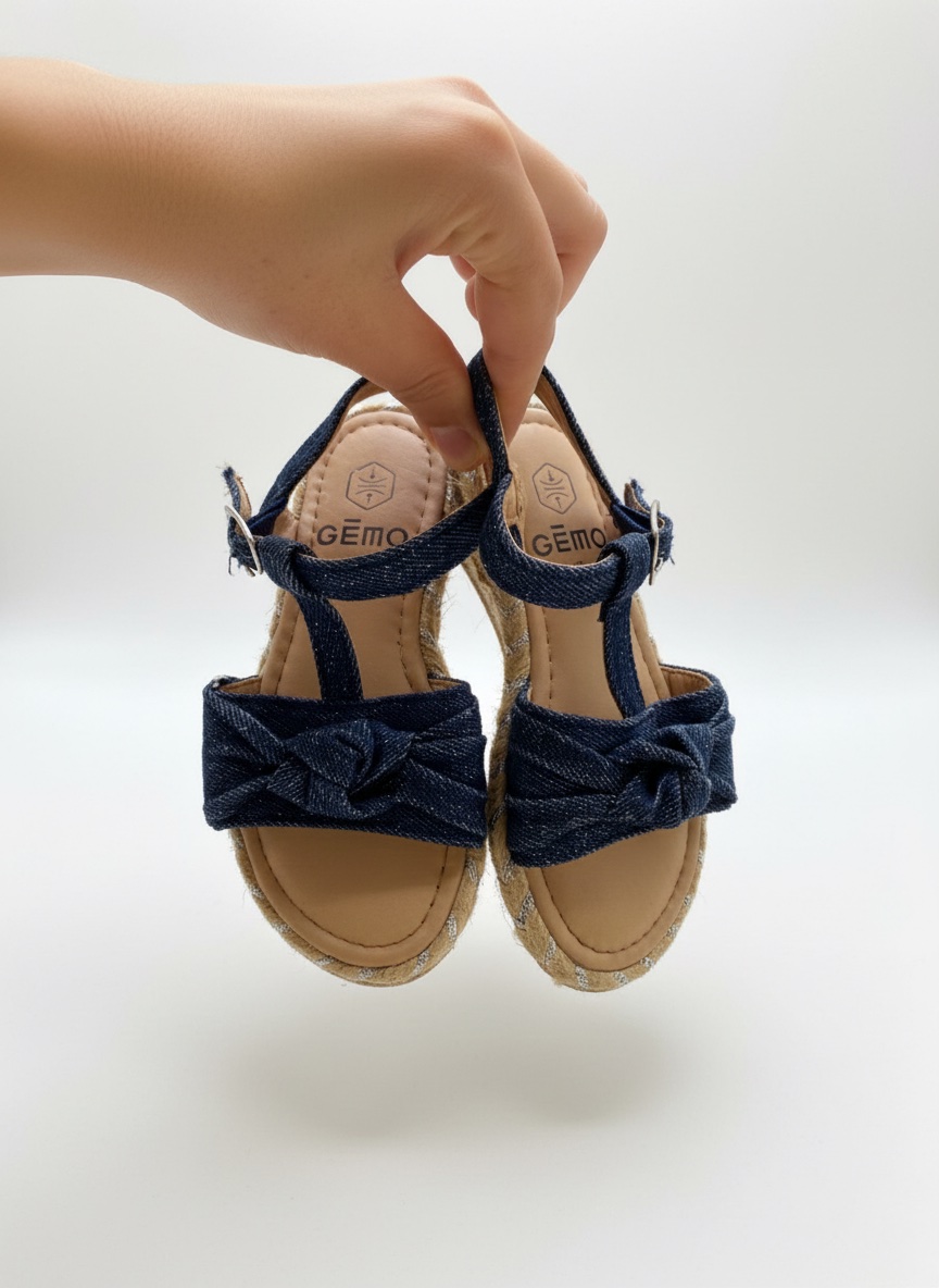 Sandales Bleu Denim 