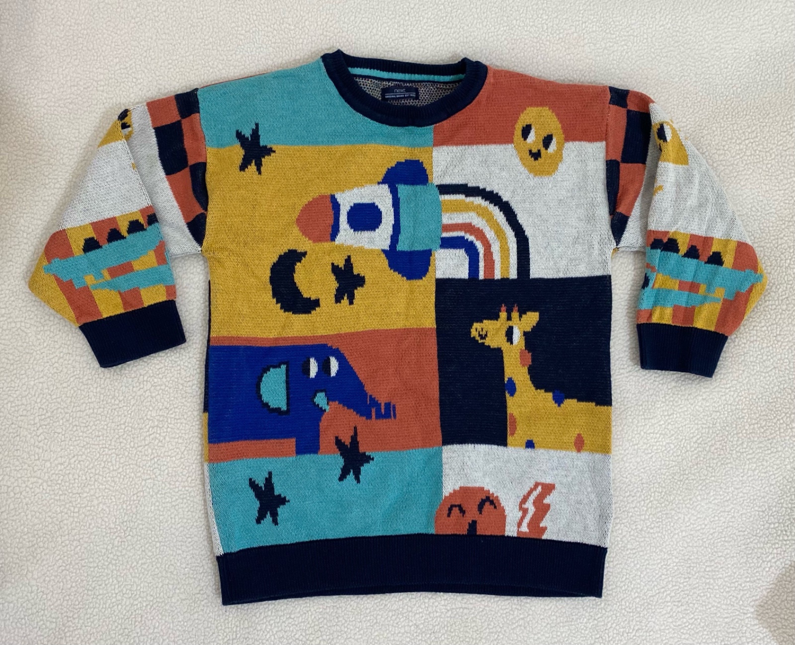 Pull NEXT multicouleurs pur coton 