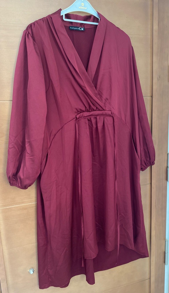 Robe-Chemise effet satinée 