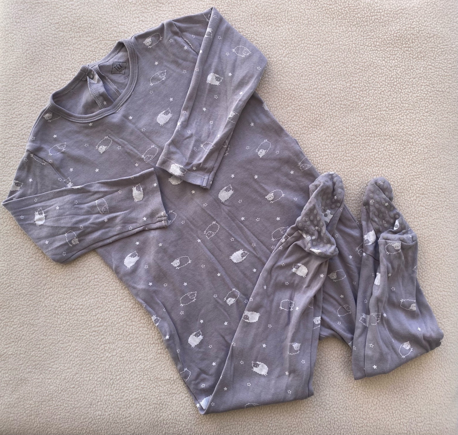 Grenouillère TEX gris 23 mois