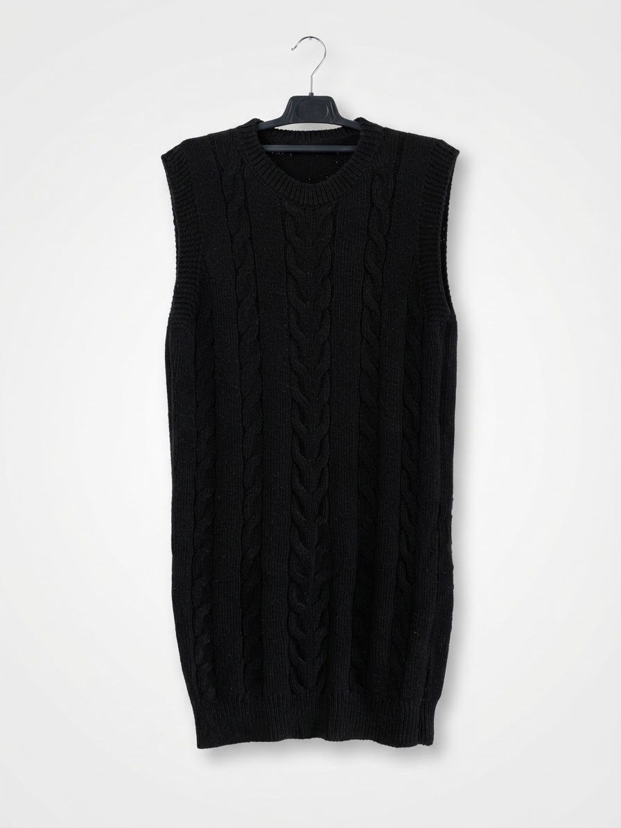 Pull long sans manches 