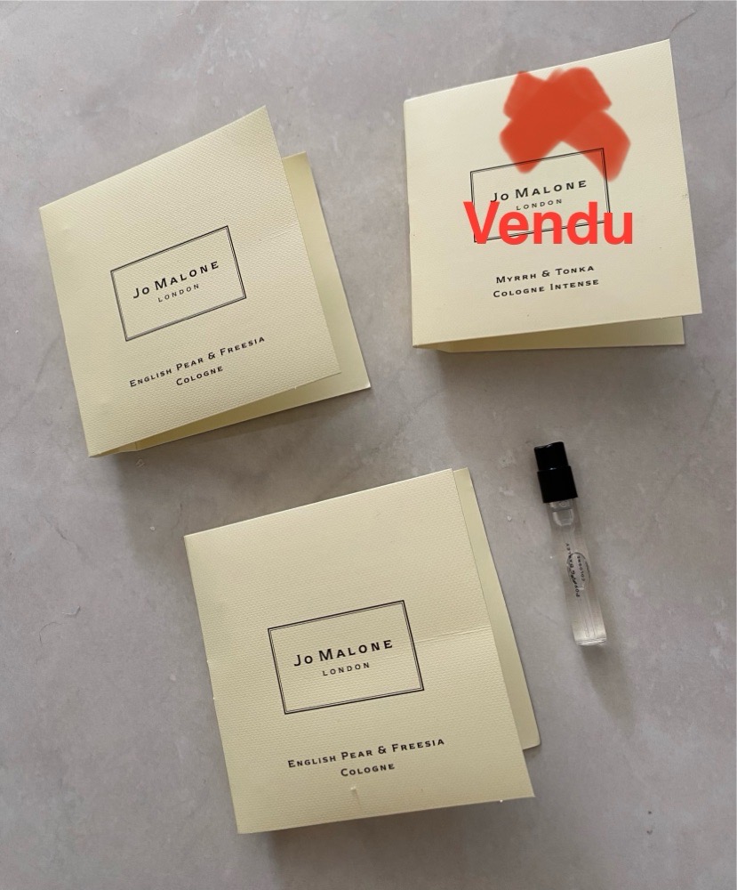 3 mini parfum Jo Malone London 2 cologne de découverte 