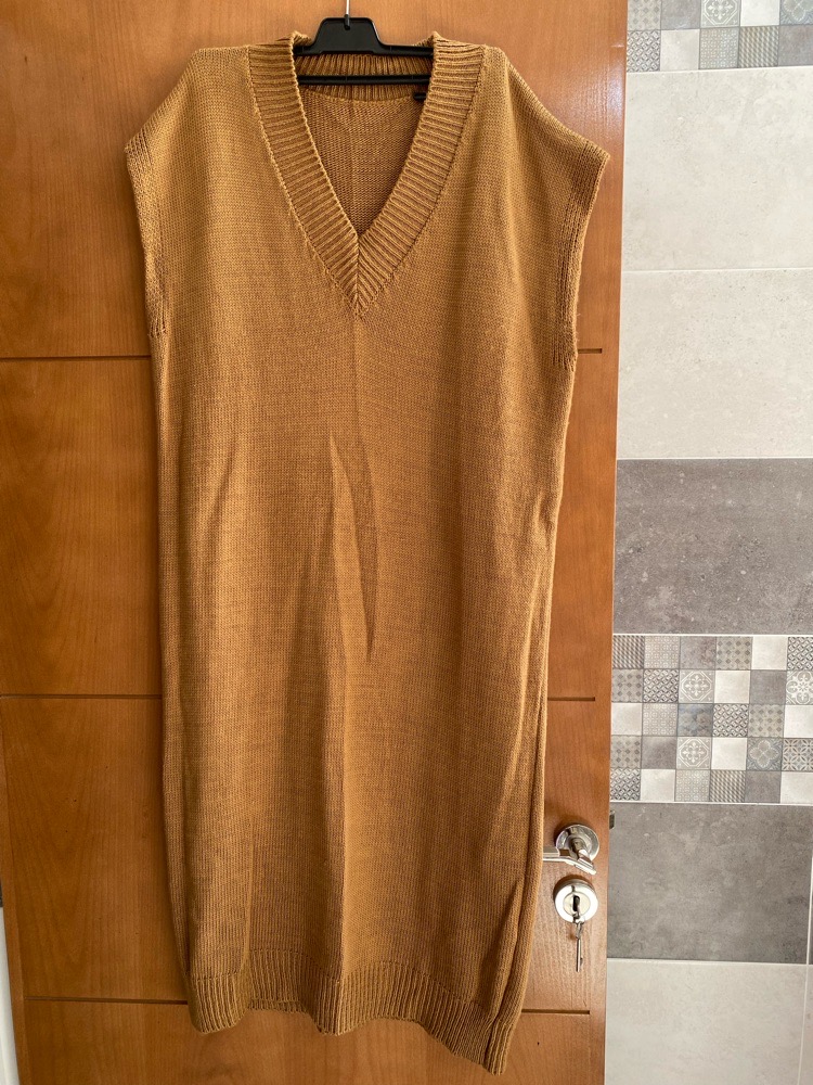 Pull robe sans manches 