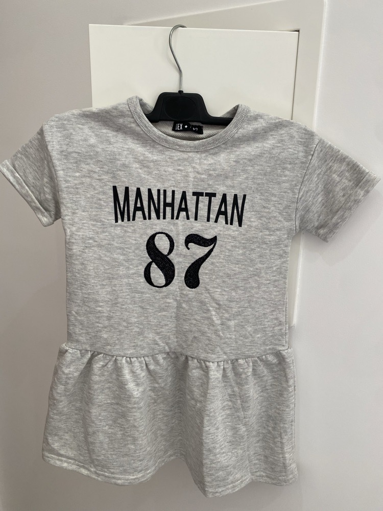 PROMO WEEK-END Robe gris TEX 6-7 ans 