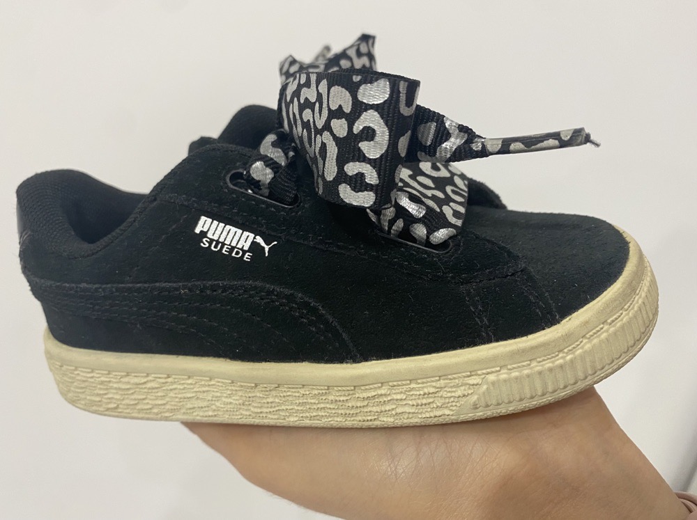 PUMA suede heart athluxe daim léopard 
