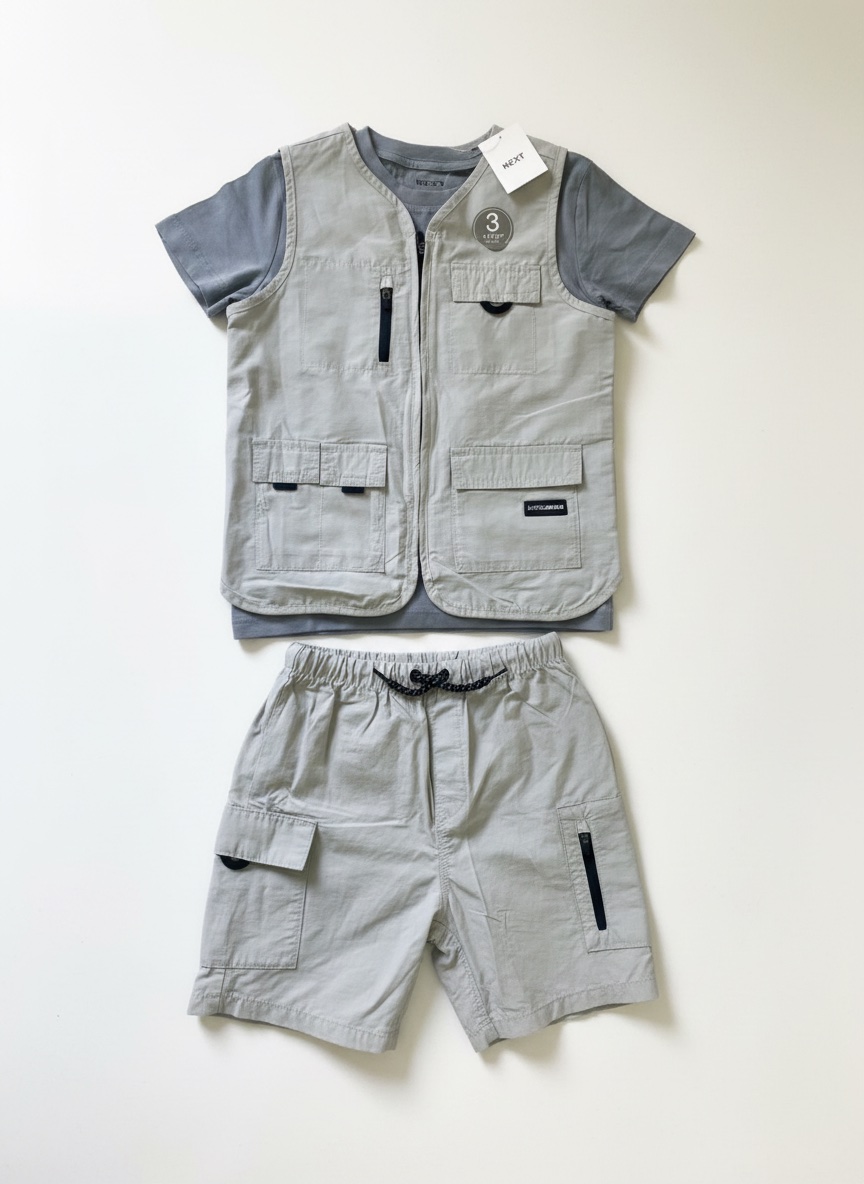 Set gris de 3 pièces NEXT 5-6 ans 