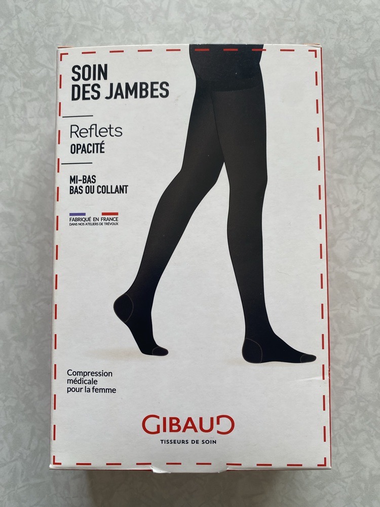Bas cuisse compression médicale classe 1- GIBAUD- reflets opacité