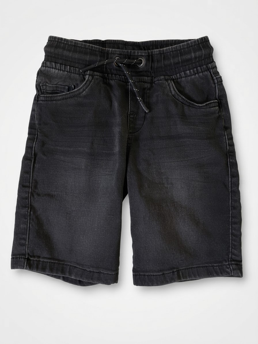 Short jean gris foncé