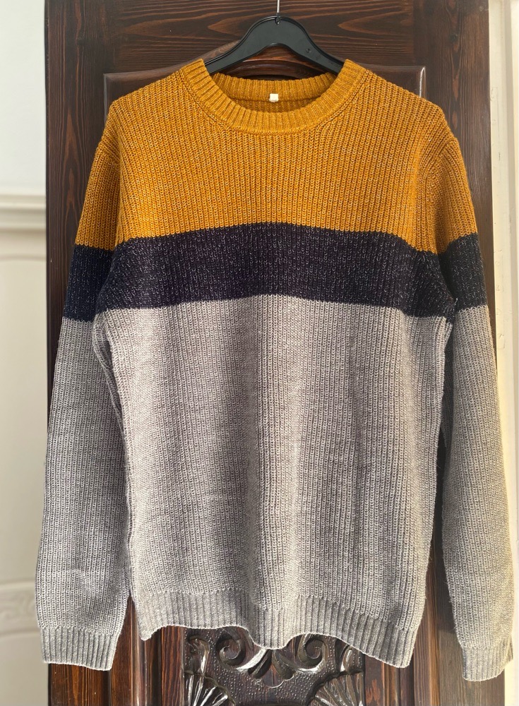 Pull Gris et Jaune 💛🩶